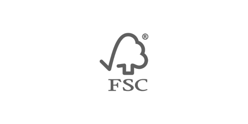 The logo of FSC with a gray overlay.